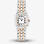 Sekonda Monica Silver & Rose Gold Plated Stone Set Watch 40643