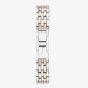 Sekonda Monica Silver & Rose Gold Plated Stone Set Watch 40643
