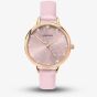 Sekonda Ladies Nature Inspired Pink Leather Strap Watch 2650