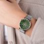 Sekonda Ladies Celeste Mesh Bracelet Green Dial Watch 40499