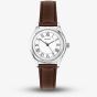 Sekonda Ladies Evans Brown Leather Strap Watch 40685