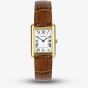 Sekonda Ladies Colette Brown Leather Strap Rectangular Watch 40695