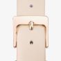 Sekonda Ladies Rose Gold Tone Pink Leather Strap Watch 40470