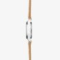 Sekonda Ladies Classic Evans White Dial Light Brown Leather Strap Watch 40731