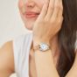 Sekonda Ladies Classic Evans White Dial Light Brown Leather Strap Watch 40731