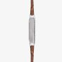 Sekonda Ladies Classic Colette White Rectangular Dial Brown Leather Strap Watch 40736