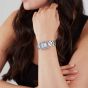 Sekonda Ladies Classic Colette White Rectangular Dial Metal Alloy Bracelet Watch 40734