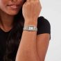Sekonda Ladies Classic Colette White Rectangular Dial Two-Tone Metal Alloy Bracelet Watch 40735