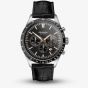Sekonda Velocity Chronograph Black Leather Strap Watch 30017