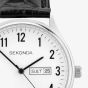 Sekonda Easy Reader Black Leather Strap Watch 30121