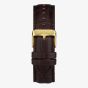 Sekonda Jackson Gold & Brown Leather Watch 30151
