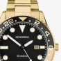 Sekonda Dive Ocean Gold Plated Black Watch 30198