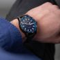 Sekonda Sports Midnight Blue & Black Leather Watch 30205