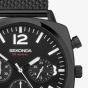 Sekonda Mens Airborne Black Chronograph Watch 30102