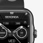 Sekonda Mens Motion Pro Black Smartwatch 30240