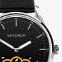 Sekonda Mens Hybrid Black Leather Strap Smartwatch 30150