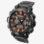Sekonda Mens Black & Orange Dual Display Watch 1037