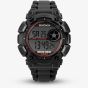 Sekonda Mens Black Plastic Digital Watch 1676