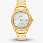 Sekonda Mens Octaire Silver Dial Gold Plated Stainless Steel Bracelet Watch 30283