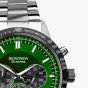 Sekonda Sports Velocity Green Dial Chronograph Watch 1913