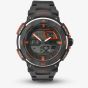 Sekonda Dual Display Black Rubber Strap Watch 1163