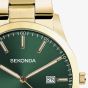 Sekonda Taylor Gold Plated Green Dial Watch 1996