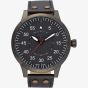 Minster 1949 Mens Bradnor Brown Leather Strap Watch MN02GRBK10
