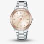 Lorus Ladies Sports Light Rose Gold Sunray Dial Bracelet Watch RG241RX9
