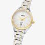 Lorus Ladies Classic Two Tone White Dial Bracelet Watch RJ290BX9