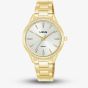Lorus Ladies Silver Dial Gold Tone Bracelet Watch RG258YX9