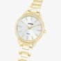 Lorus Ladies Silver Dial Gold Tone Bracelet Watch RG258YX9