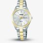 Lorus Ladies Two Tone Silver Dial Day Date Watch RN802AX9