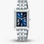 Lorus Ladies Rectangular Blue Dial Bracelet Watch RG231YX9