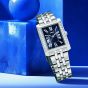 Lorus Ladies Rectangular Blue Dial Bracelet Watch RG231YX9