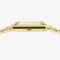 Lorus Ladies Green Rectangle Dial Golden Bracelet Watch RH836CX9