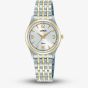 Lorus Ladies Silver Dial Two Tone Bracelet Watch RG206ZX9