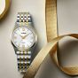 Lorus Ladies Silver Dial Two Tone Bracelet Watch RG206ZX9