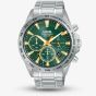 Lorus Mens Solar Green Chronograph Watch RZ505AX9