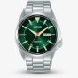 Lorus Mens Automatic Silver Tone Green Dial Watch RL421BX9