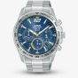 Lorus Mens Solar Chronograph Bold Blue Sports Watch Dt RZ511AX9