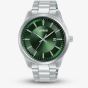 Lorus Mens Green Dial Bracelet Watch RH929RX9