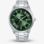 Lorus Mens Classic Clear Cut Green Dial Watch RH929RX9