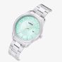 Lorus Mens Classic Clear Cut Mint Green Dial Watch RH931RX9