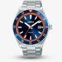 Lorus Mens Sports Blue & Orange Bracelet Watch RS953DX9