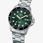 Lorus Mens Sports Green Dial Bracelet Watch RX305BX9
