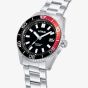 Lorus Mens Sports Black Dial Bracelet Watch RU421AX9