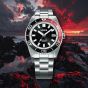 Lorus Mens Sports Black Dial Bracelet Watch RU421AX9