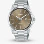 Lorus Mens Sports Brown Dial Bracelet Watch Watch RH951SX9