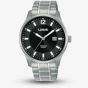 Lorus Mens Sports Black Dial Bracelet Watch RH995QX9