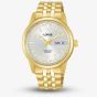 Lorus Ladies Classic Silver Dial Gold Tone Bracelet Watch RL406CX9